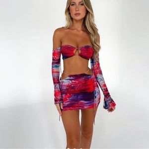 Outcast Clothing Harlow 2-piece in Syrah Small